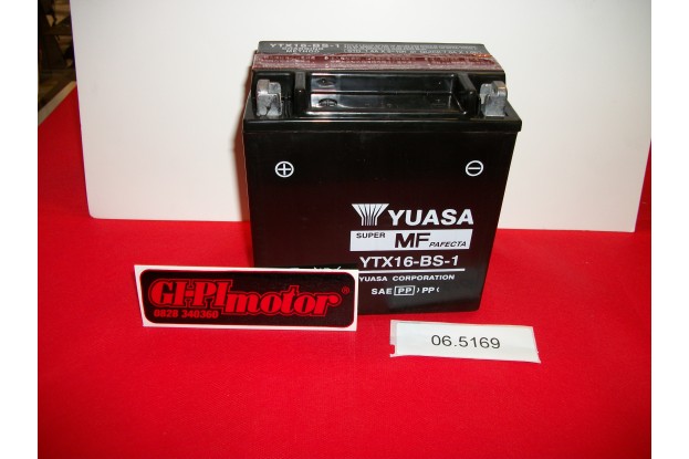 BATTERIA YUASA YTX16-BS-1