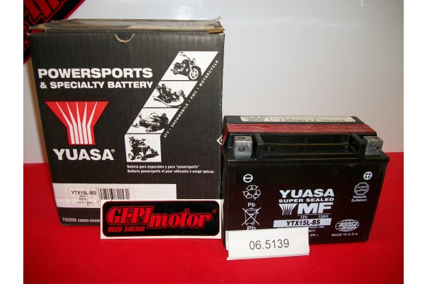 BATTERIA YUASA YTX15L-BS